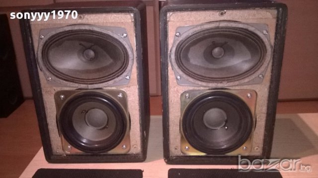 Ретро тонколони-27х18х16см-25watt/4ohm-внос швеицария, снимка 4 - Тонколони - 17550631