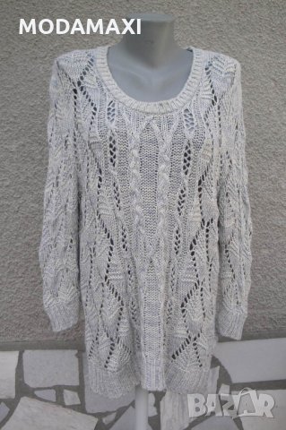 2XL Памучен пуловер  M&S , снимка 1 - Блузи с дълъг ръкав и пуловери - 23090044