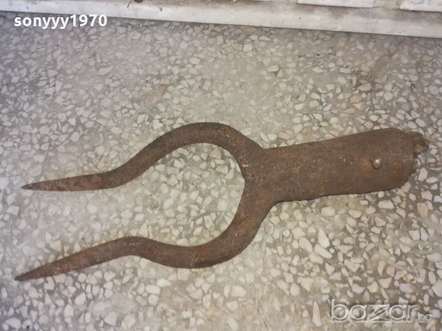 антика-старо и автентично-30х18см-кован метал, снимка 5 - Колекции - 21002604