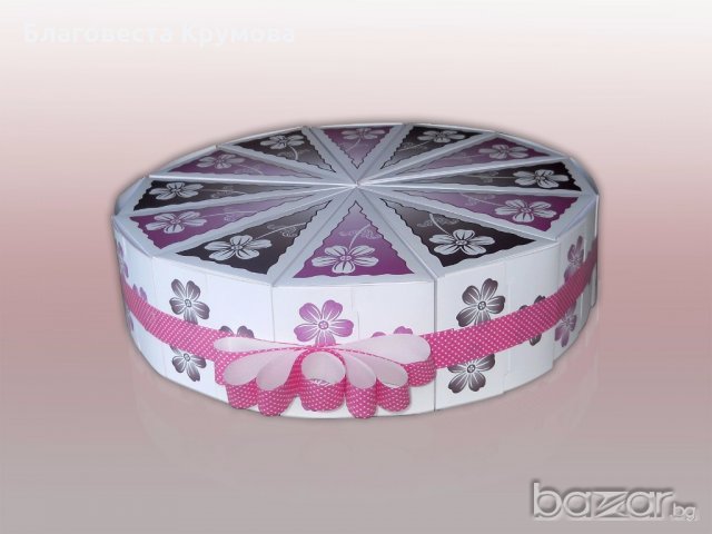 Хартиена торта, снимка 10 - Подаръци за рожден ден - 18907856