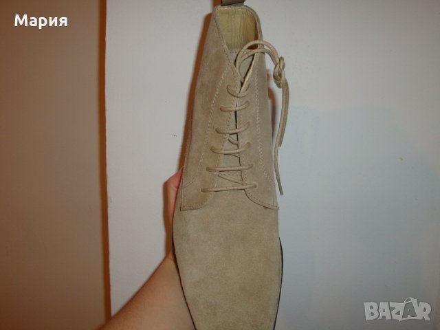 Zing -стилни мъжки обувки от естествен велур, снимка 2 - Мъжки боти - 24365859