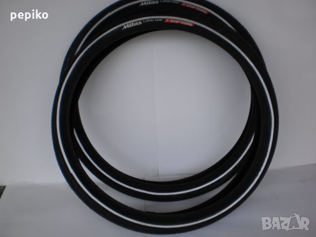 Продавам колела внос от Германия  непукащи се външни гуми MITAS LONG WAY STOP TORN 20 цола, снимка 2 - Аксесоари за велосипеди - 24470319