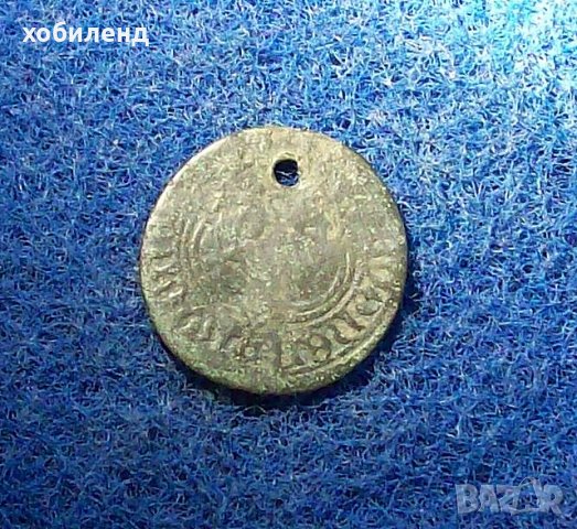 Стара западноевропейска монета-23мм-д