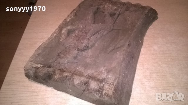 антика-стара дърворезба-old-43х39х5см-внос швеицария, снимка 8 - Антикварни и старинни предмети - 26170336
