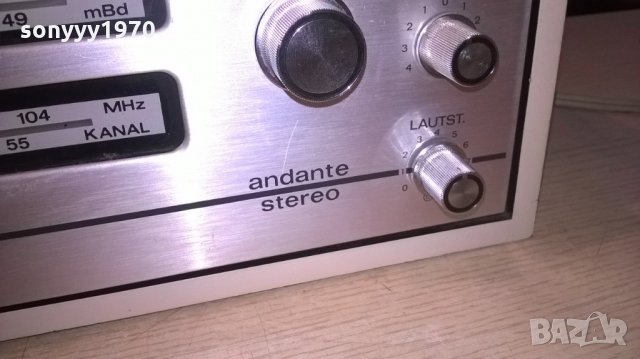 telefunken andante 101 stereo receiver-made in germany, снимка 13 - Ресийвъри, усилватели, смесителни пултове - 22321634