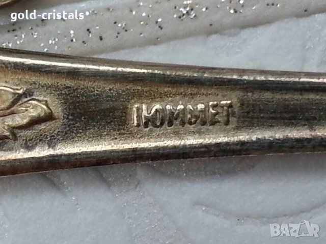  руски позлатени лъжички, снимка 3 - Антикварни и старинни предмети - 22900452