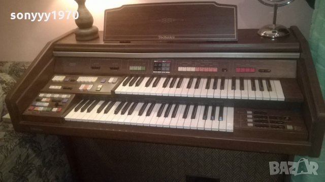 technics & yamaha-орган и стол-внос швеицария