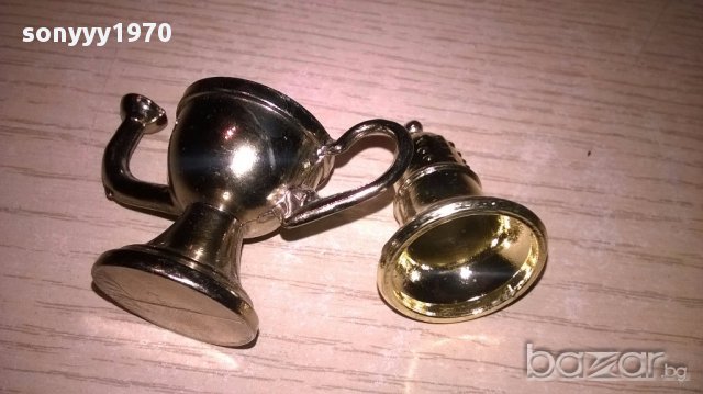 Мини ретро колекция-чаиник-мед/месинг-7х6х3см-внос швеицария, снимка 8 - Антикварни и старинни предмети - 17328548