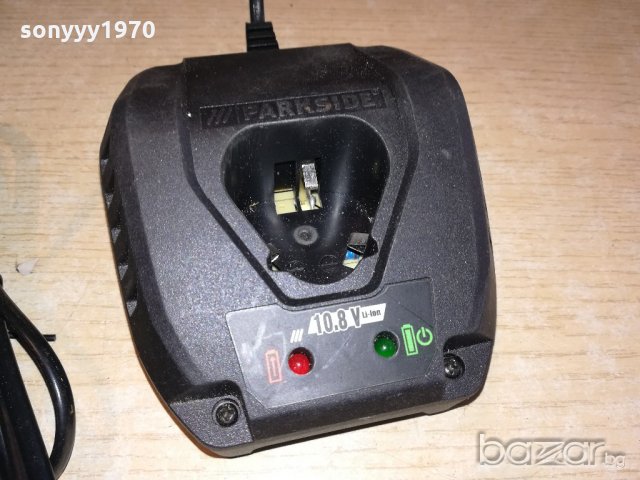 parkside li-ion germany charger battery-12.6v/1.8a-от швеицария