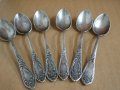 антикварни руски чаени лъжички мнц, снимка 1