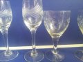 Три вида по четири чаши за концентрат стъклени от едно време, снимка 12