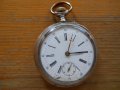 старинен  сребърен джобен часовник (Франция)  , снимка 1