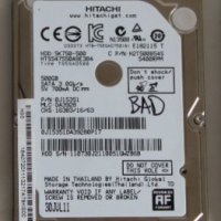 Hitachi  хард диск за контролера с лоши сектори, снимка 2 - Твърди дискове - 17444139