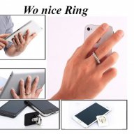 WO NICE RING - подложка за всеки телефон - таблет - превръща го в пръстен за ръката, снимка 1 - Калъфи, кейсове - 11811292