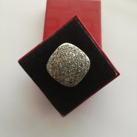 Сребърна висулка с цирконий - 925 сребро, снимка 1 - Колиета, медальони, синджири - 19287027
