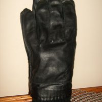 Мъжки кожени ръкавици Черен Класик, снимка 2 - Ръкавици - 26174766