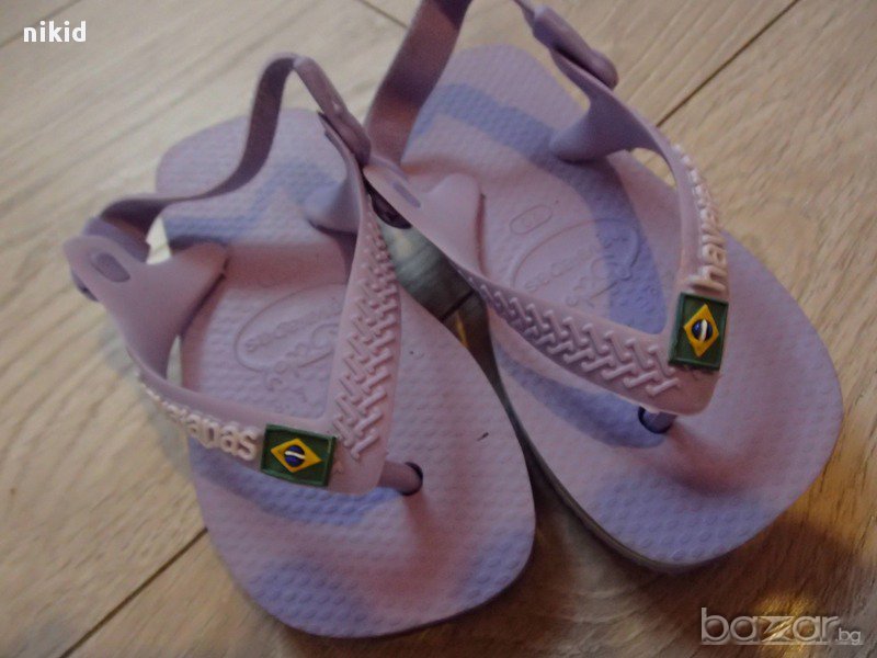 бебешки сандали havaianas бразилки, снимка 1