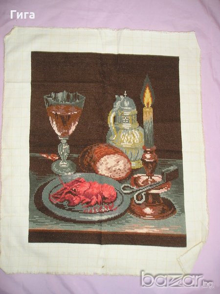 Гоблен натютморт - Ракът, снимка 1