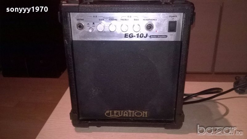 elevation eg-10j-guitar amplifier-28х25х14см-внос англия, снимка 1