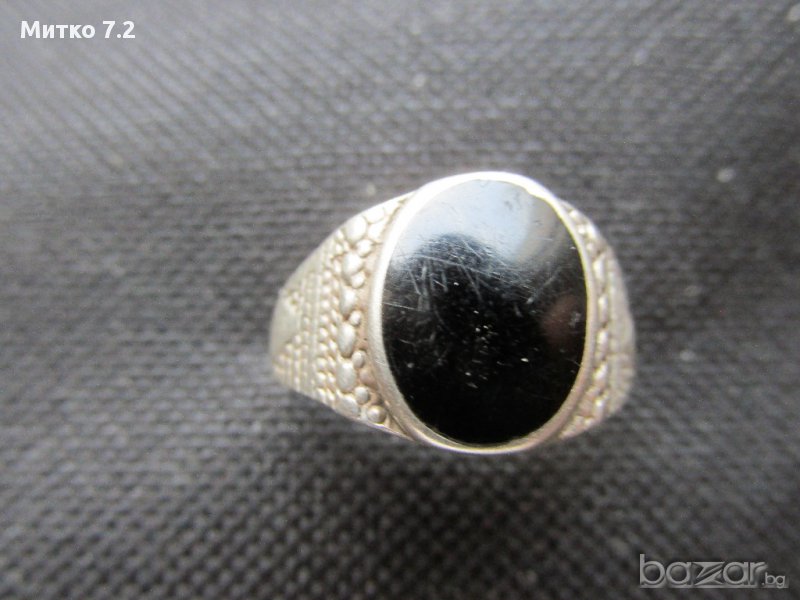 Старинен сребърен пръстен  - 6, снимка 1