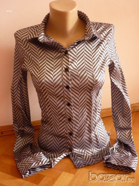 Риза в сребрист цвят , снимка 1