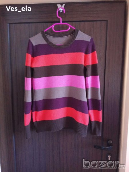 цветна блуза плетиво М размер, снимка 1