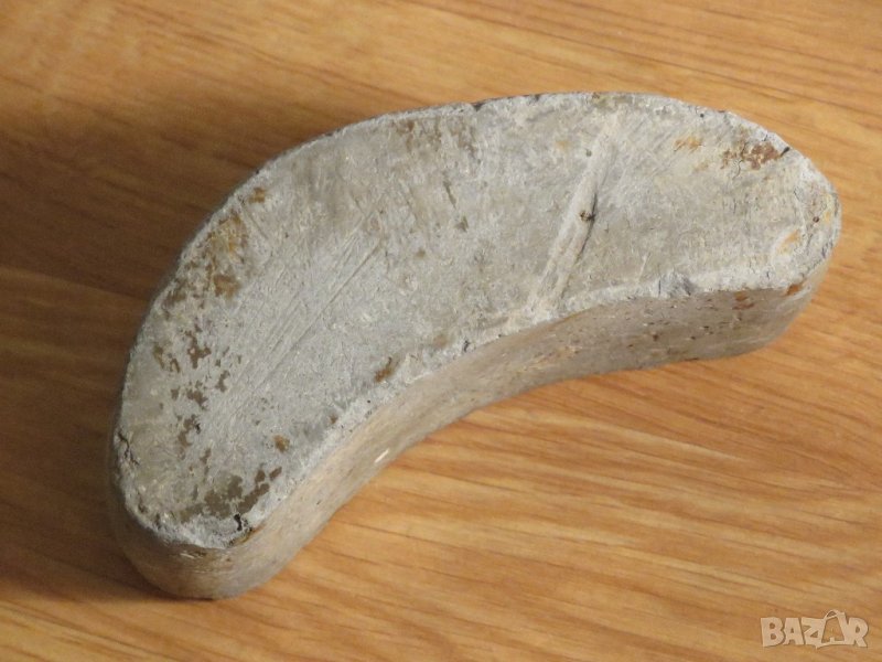 Стар  дъговиден занаятчийски брус, точило, точила, снимка 1