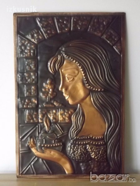 Медна пластика от Тюмен, снимка 1