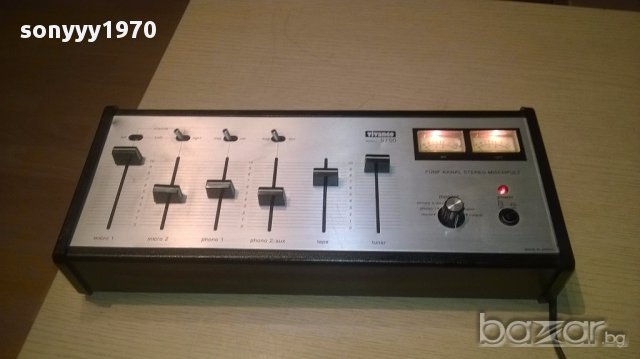 Vivanco 9750-mixer-музикантски мишпулт-внос швеицария, снимка 11 - Ресийвъри, усилватели, смесителни пултове - 15676539