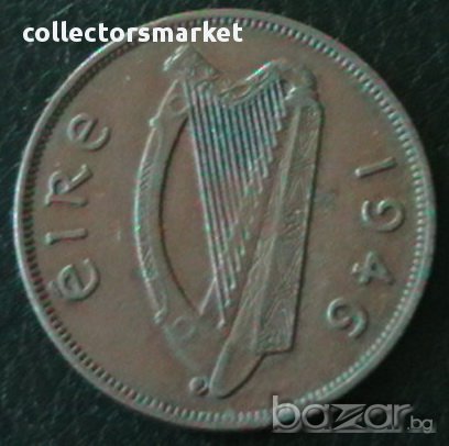 1 пени 1946, Ирландия, снимка 2 - Нумизматика и бонистика - 16252371