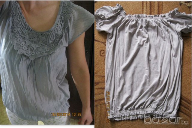 Две блузи Ефирна блуза, снимка 1 - Туники - 7002008