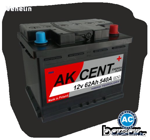 Акумулатор Akcent 45 Аh, снимка 6 - Аксесоари и консумативи - 11613622