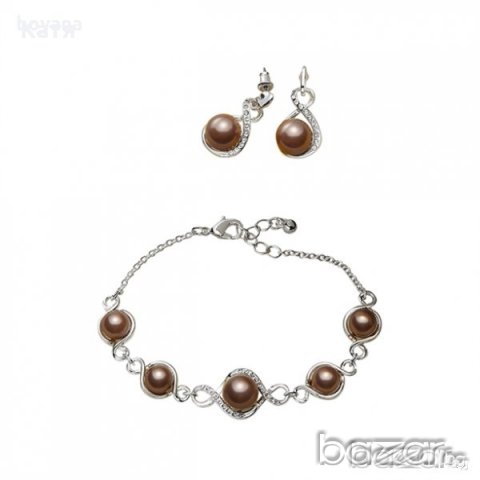 Комплект бижута Pearlie, снимка 1 - Бижутерийни комплекти - 20115970