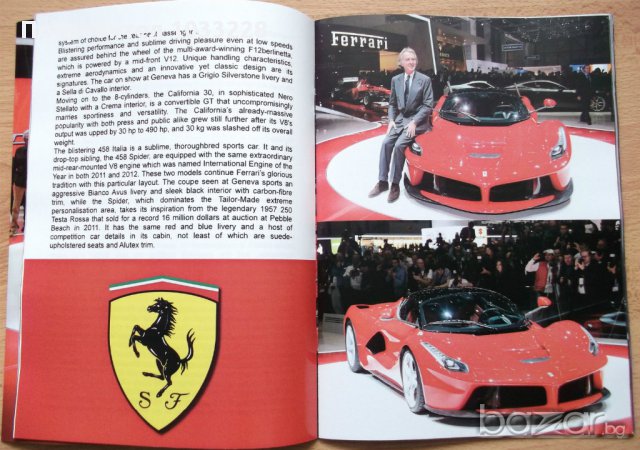 Книга списание брошура каталог Ferrari LaFerrari , снимка 7 - Списания и комикси - 10941682