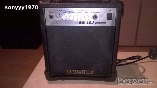 elevation eg-10j-guitar amplifier-28х25х14см-внос англия, снимка 1 - Ресийвъри, усилватели, смесителни пултове - 19657118