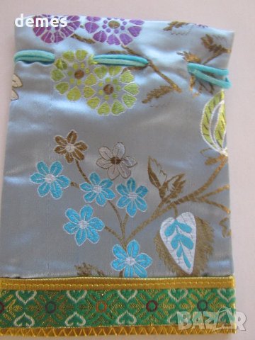 Традиционна торбичка тип пунгия от плат DELL от Монголия-17, снимка 3 - Други - 23463892