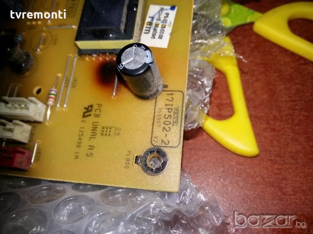 PWR INVERTER BOARD 17IPS02-2 050907 V2, снимка 2 - Части и Платки - 19201877