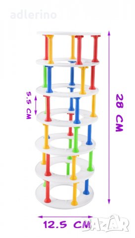  Семейна игра - Кулата в Пиза - детска занимателна игра, образователна игра , снимка 6 - Образователни игри - 25008570