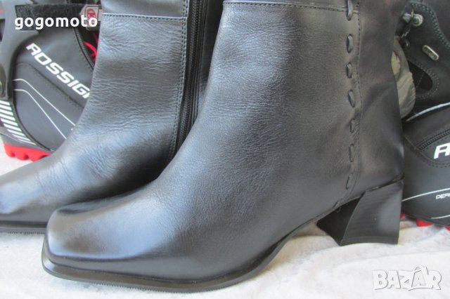 НОВИ дамски ботуши JARIS , N- 40 - 41,mis MAXI DAMA, 100% висококачествена естествена кожа, GOGOMOTO