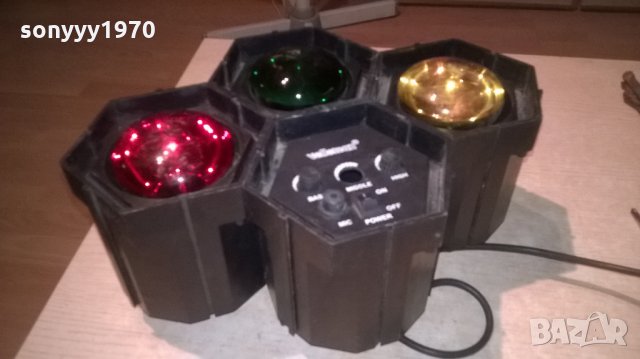 SOLD OUT-velleman-disco light with microfhone-внос франция-M35х24х13см, снимка 5 - Други - 26193964
