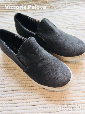 Нови обувки,сив  естествен велур RAINBOW