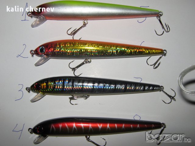 воблери 17.6см 27.2г 4 цвята, снимка 3 - Такъми - 9016325