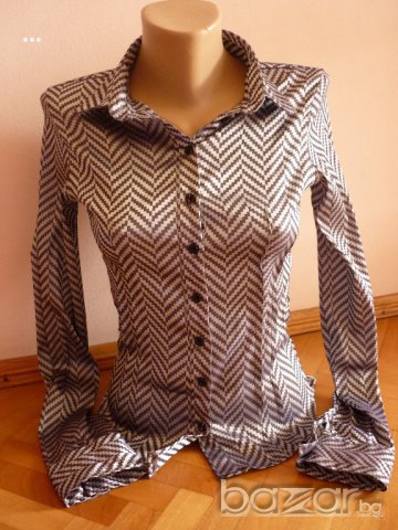 Риза в сребрист цвят , снимка 1