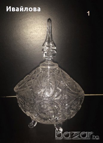 Кристални бонбониери - различни форми и размери, снимка 3 - Други стоки за дома - 14881359