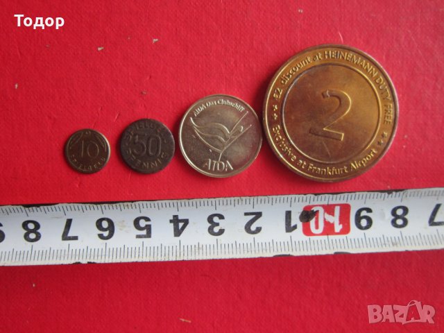 Стар немски жетон монета стари жетони 