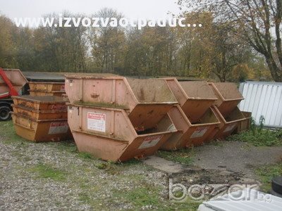 Контейнери за строителни отпадъци , снимка 5 - Транспорт под наем - 17301214