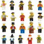 Малки сглобяеми фигурки за игра тип Лего Lego конструктор шапка , снимка 1