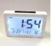 3619 Настолен часовник с термометър + календар и гласов контрол , снимка 3
