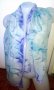 Ръчно рисуван копринен шал "Морски вълни", снимка 2