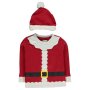 Коледен сет от две части- блузка и шапка, снимка 1 - Комплекти за бебе - 22128360